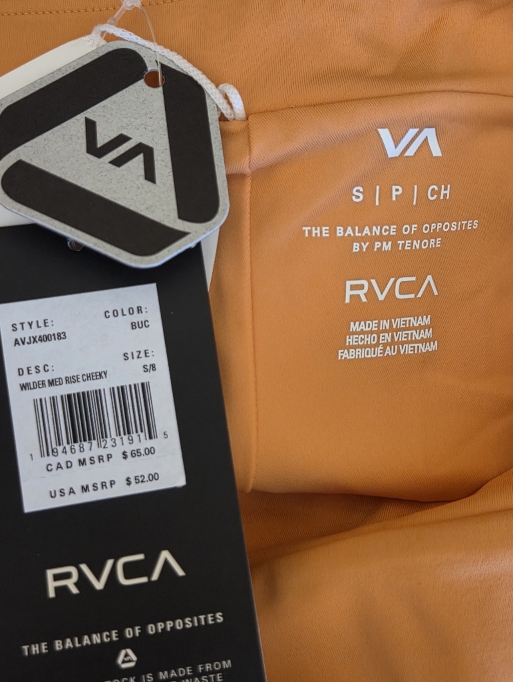 RVCA Bikini Set Top-Medium/Bottom Small - Picture 11 of 11